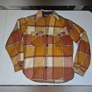 Fox Knapp vintage plaid jacket size 16 xs